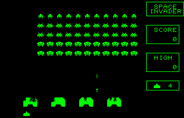 Videojuego Space Invaders