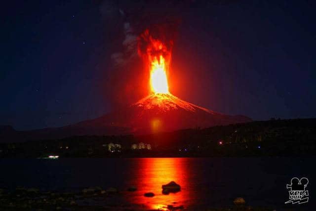 erupción volcán villarrica 2015 