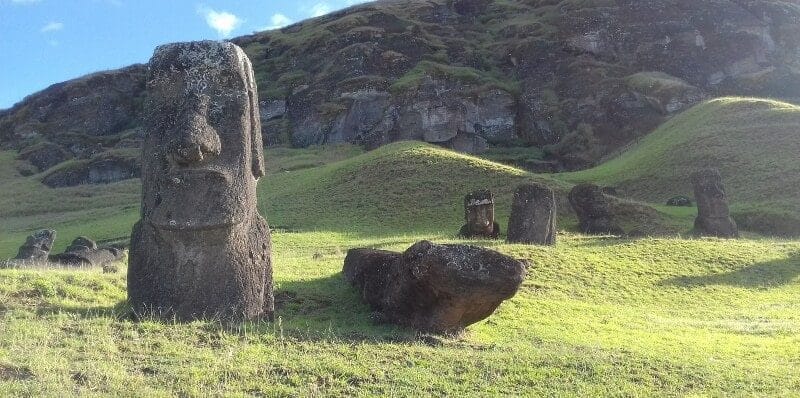 moai de la Isla de Pascua