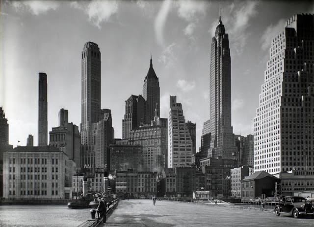 Manhattan en los años 30