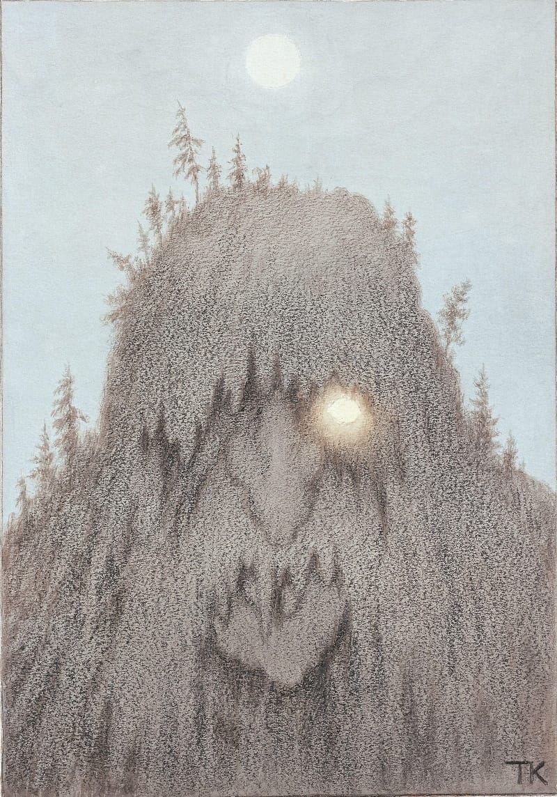 Troll del Bosque de Theodor Kittelsen