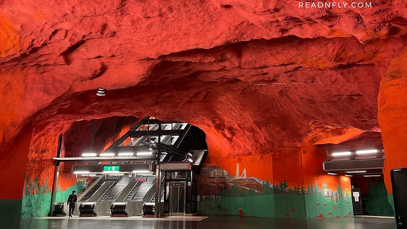 Las estaciones más lindas metro de Estocolmo