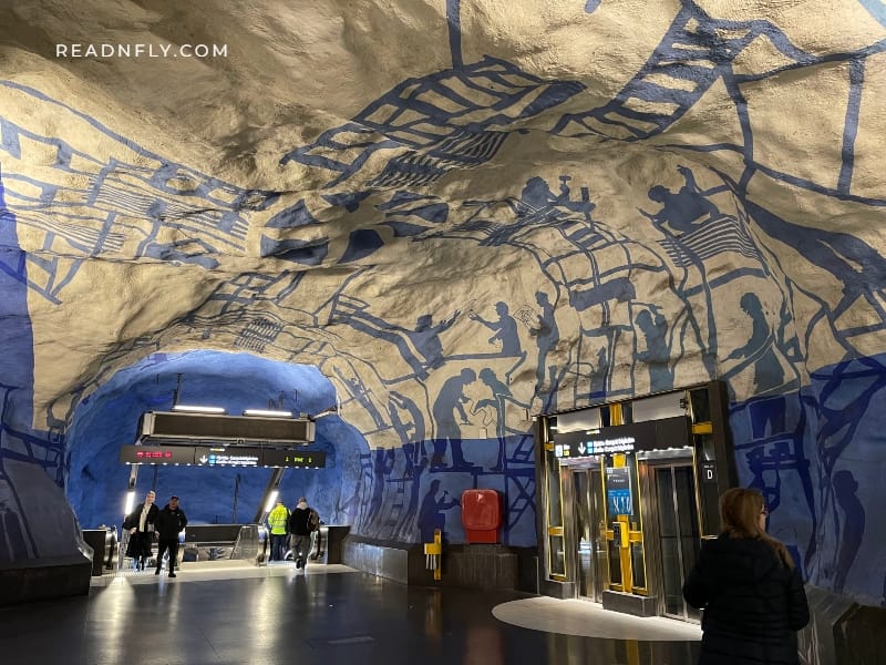 Espectacular metro de Estocolmo