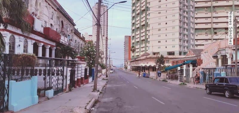 Barrio El Vedado de Cuba